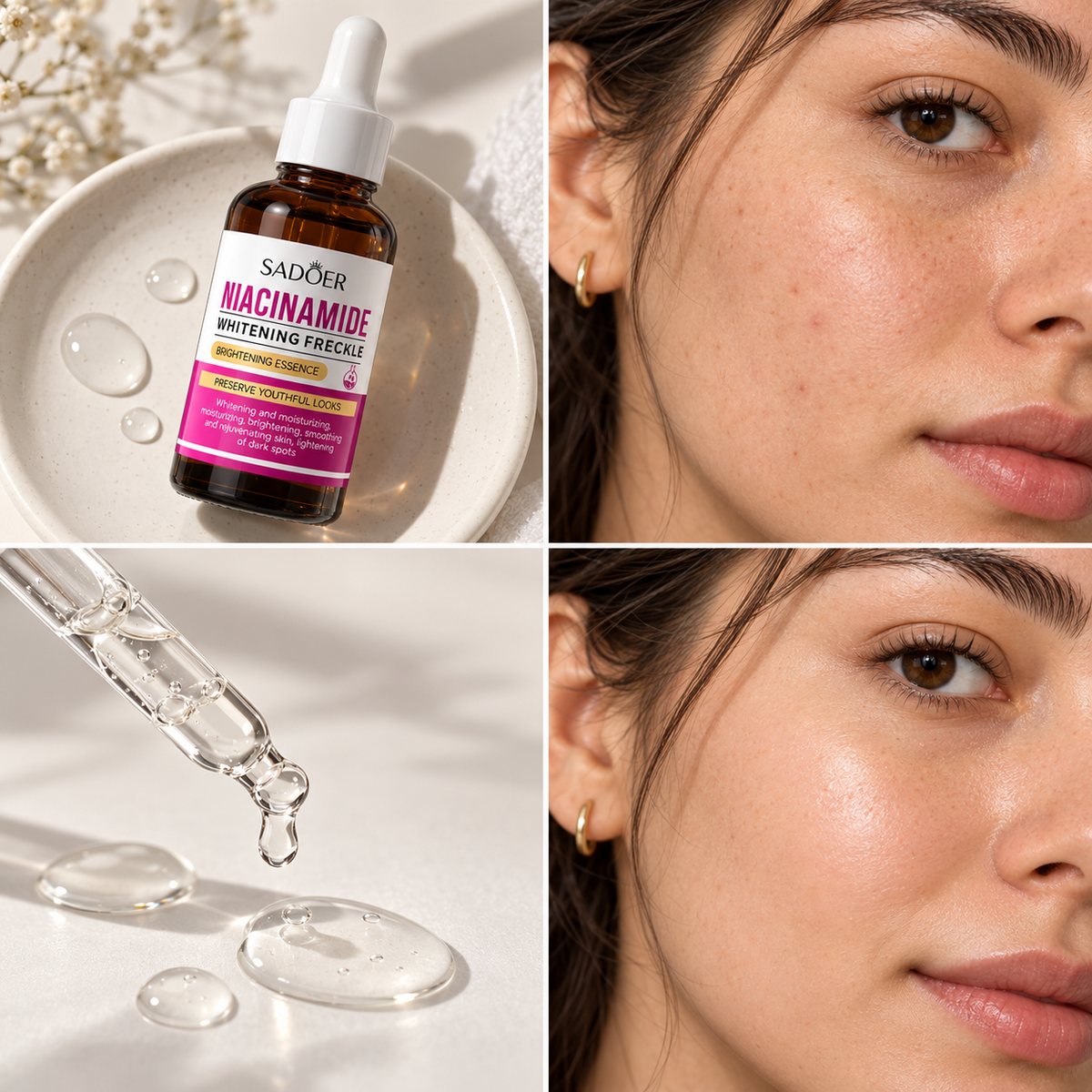 Suero facial de Niacinamida ¡Que las manchas no opaquen tu belleza natural!