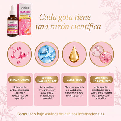 Suero facial de Niacinamida ¡Que las manchas no opaquen tu belleza natural!