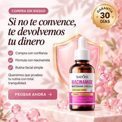 Suero facial de Niacinamida ¡Que las manchas no opaquen tu belleza natural!