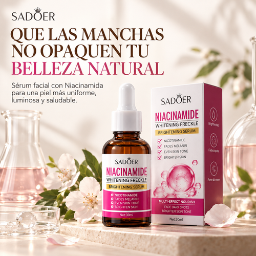 Suero facial de Niacinamida ¡Que las manchas no opaquen tu belleza natural!